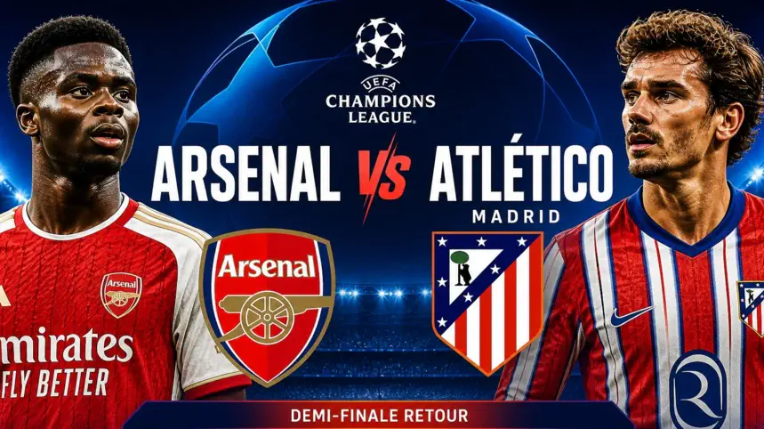 Arsenal vs Atletico Madrid Today: Champions League Semi-Final Preview, Lineups, Team News and Prediction.