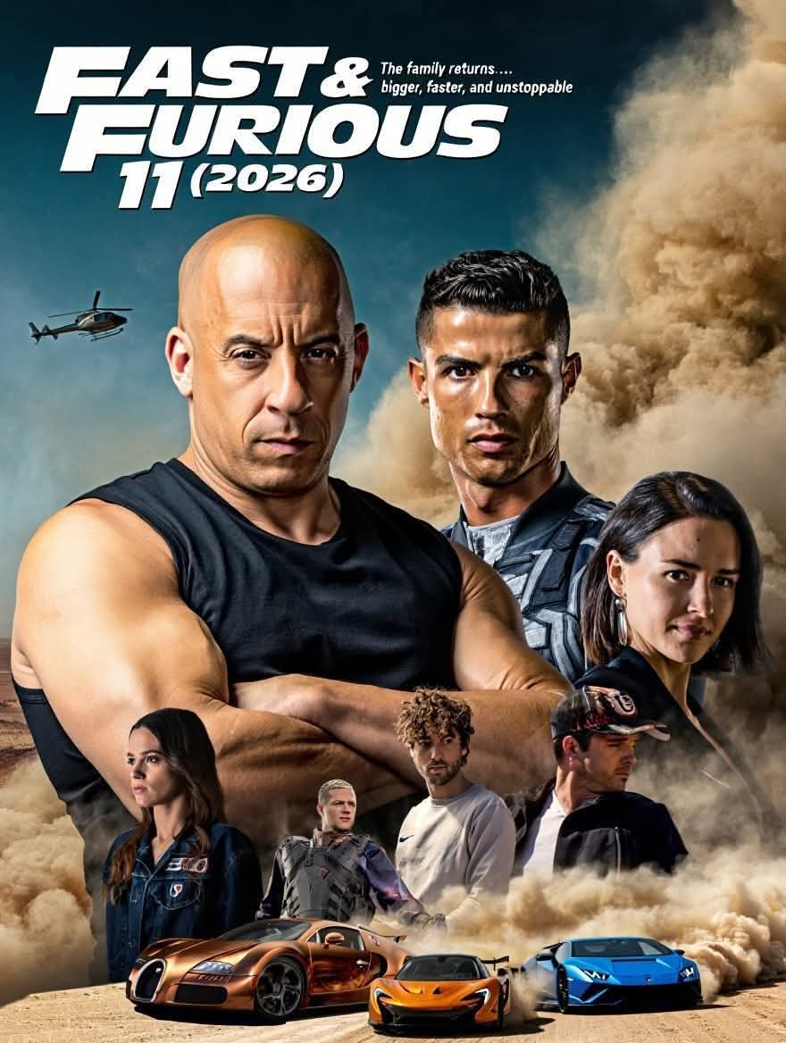 Football Meets Acting: Cristiano Ronaldo Joins Fast & Furious 11 with Vin Diesel
